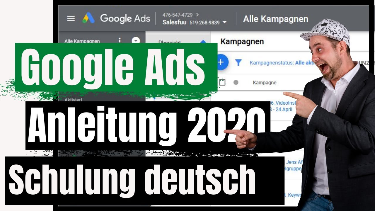 Google Ads Tutorial 2020 Deutsch / Grundlagen & Anleitung zu Google Anzeigen schalten & optimieren