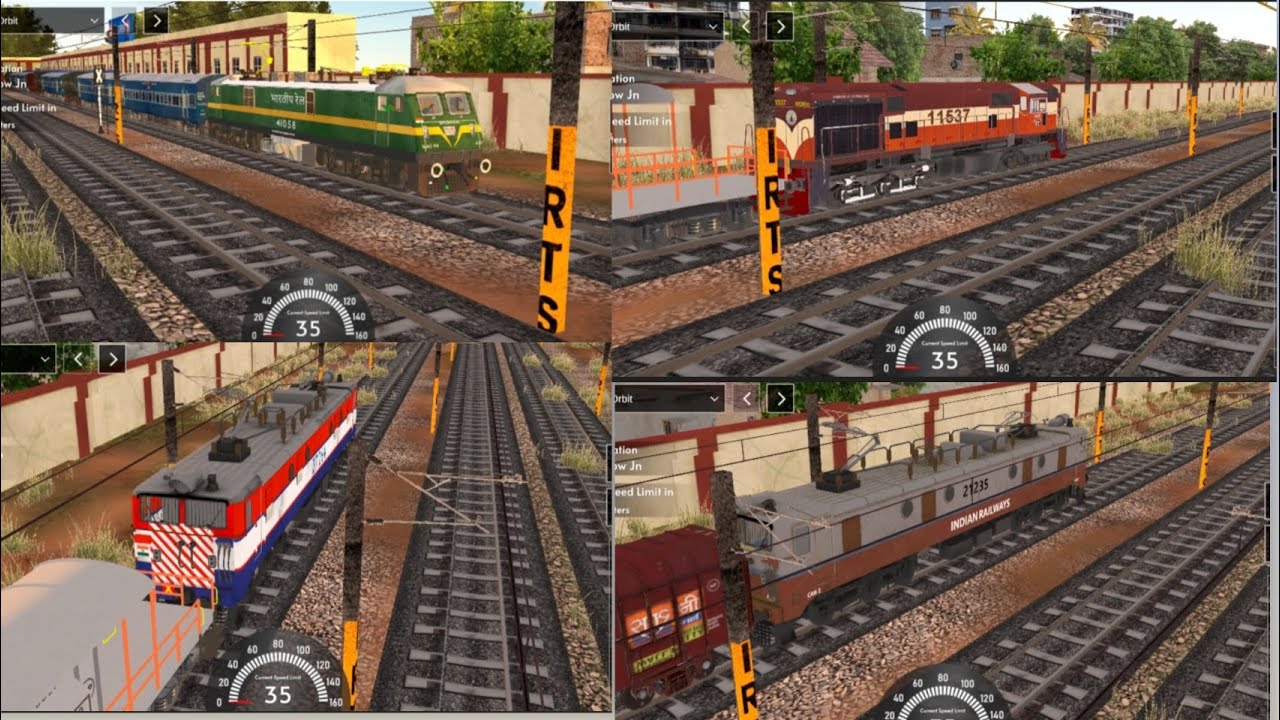 Indian train simulator ultimate multi coach & wagon Gameplay Video 