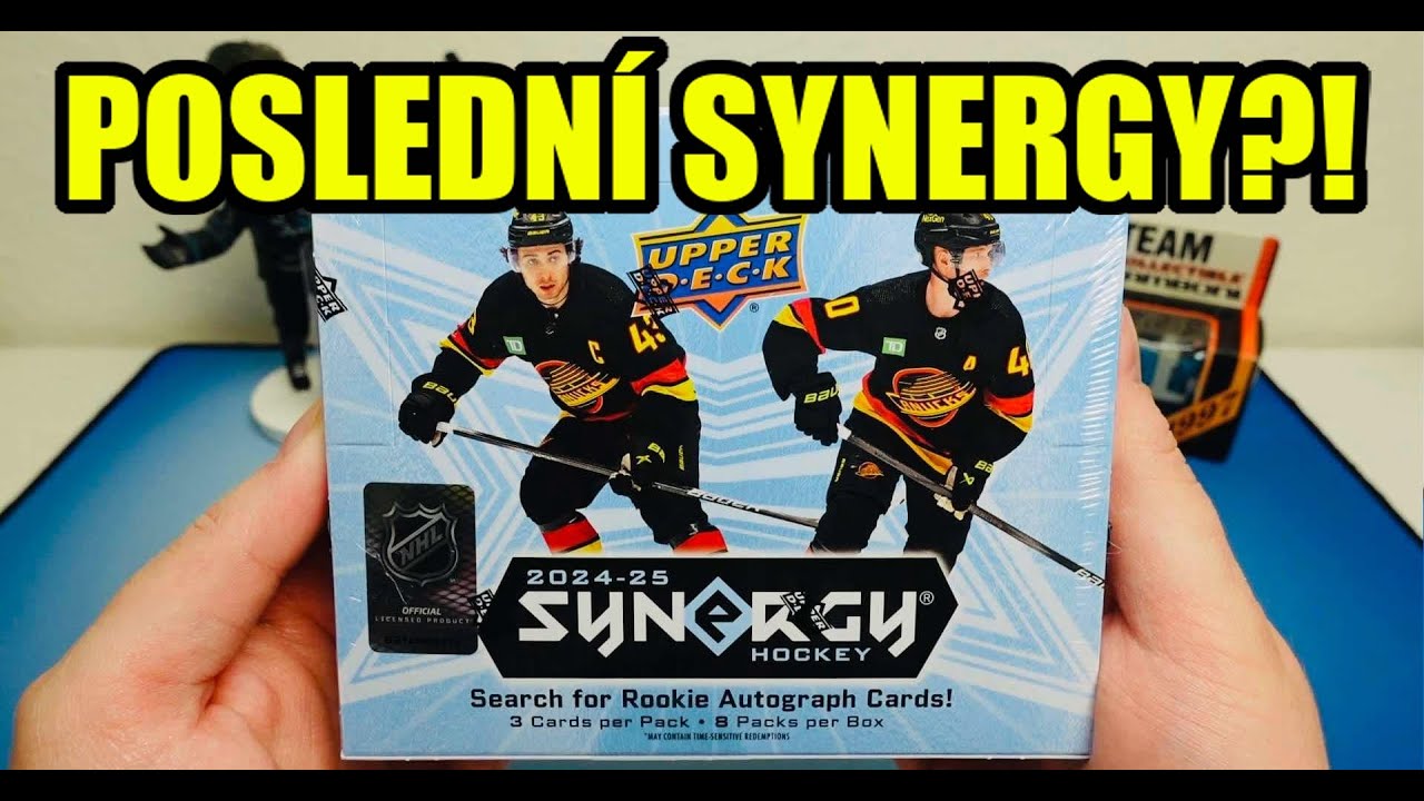 Představujeme: 24-25 UPPER DECK SYNERGY Hobby Box Break! Hokejové kartičky Upper Deck! Unboxing!
