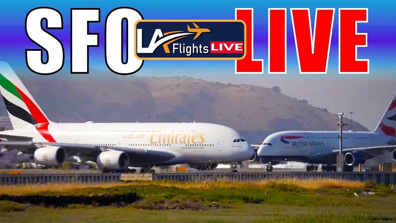 🔴LIVE SFO! SAN FRANCISCO AIRPORT PLANE SPOTTING | March 19, 2026