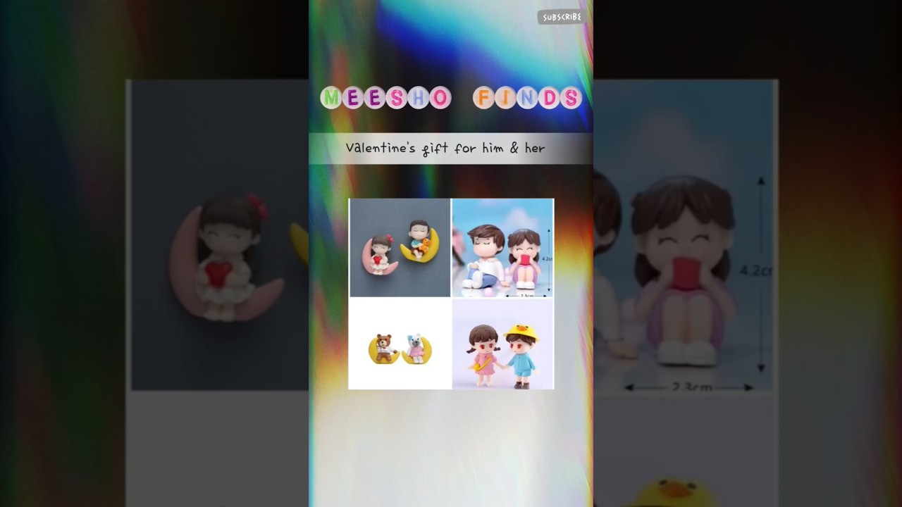 Meesho finds✨Mini cute couples combo pack🤌🏻