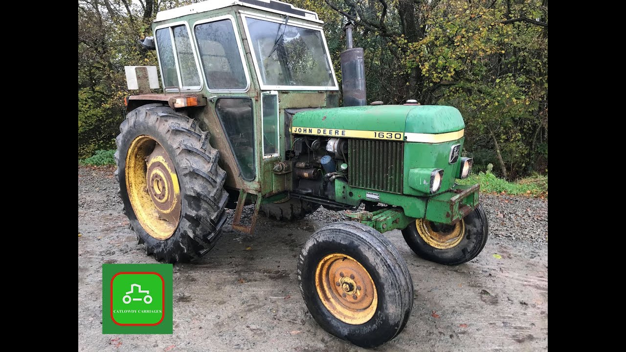 JOHN DEERE 1630 VERY ORIGINAL UNTOUCHED 1977 TRACTOR SOLD BY www.catlowdycarriages.com