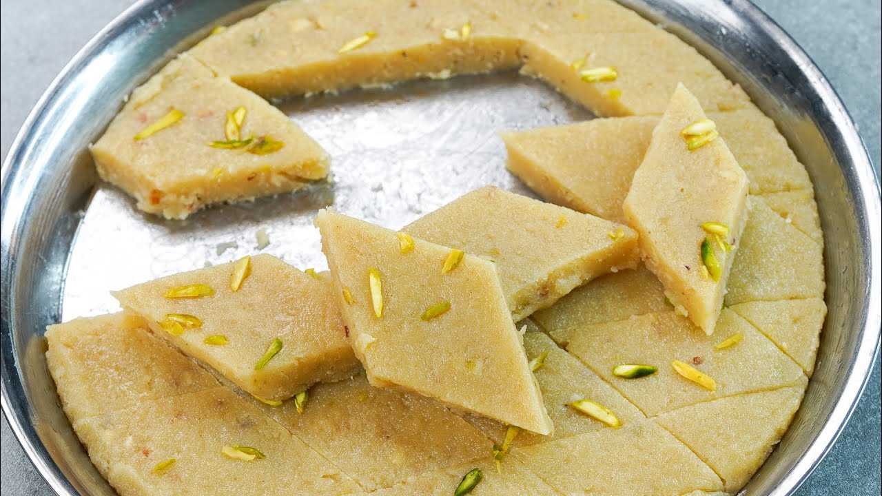 Barfi Sweets | Индийские праздничные сладости | Манная крупа Barfi | Рава Barfi