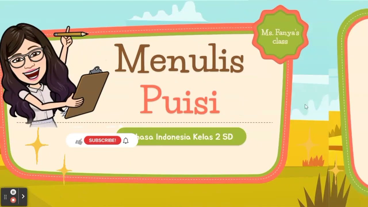 Menulis Puisi | Bahasa Indonesia Kelas 2 SD