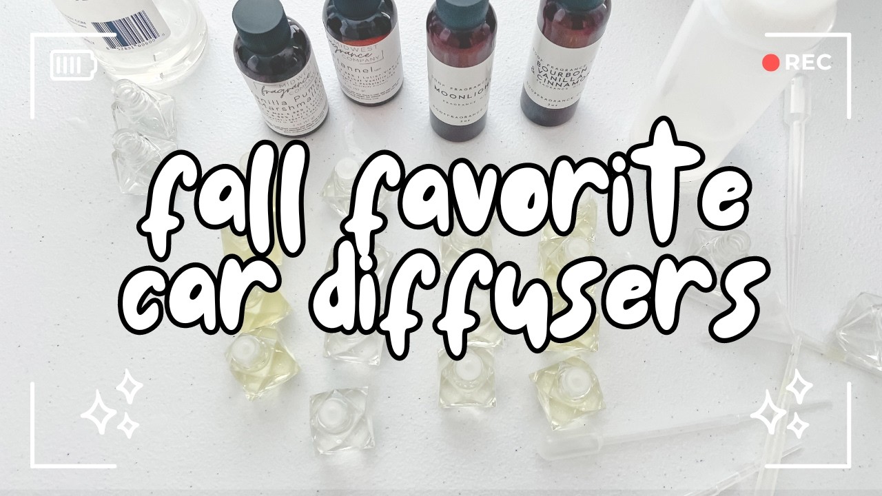 DITL | making viral car diffusers for fall + DIY packaging options