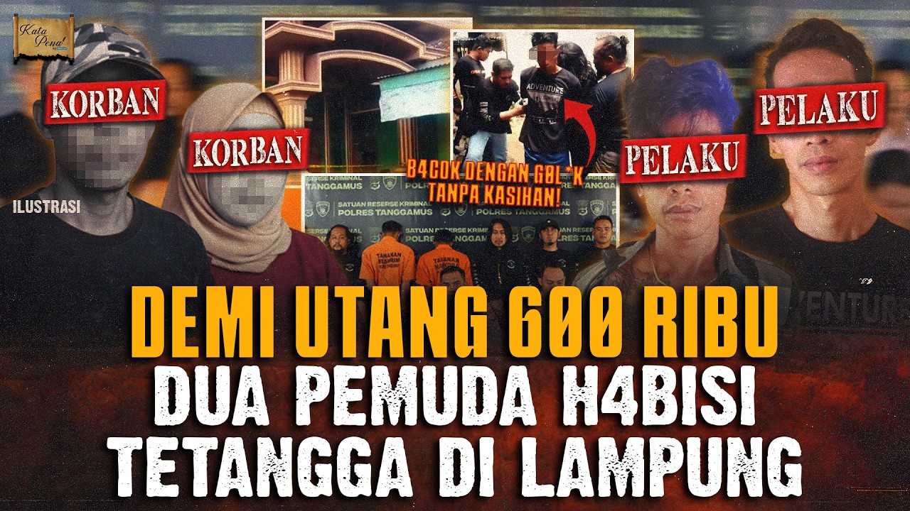 TRAGIS ! PASUTRI JURAGAN SEMBAKO DI LAMPUNG TEW4S DIB4NTAI TETANGGA !