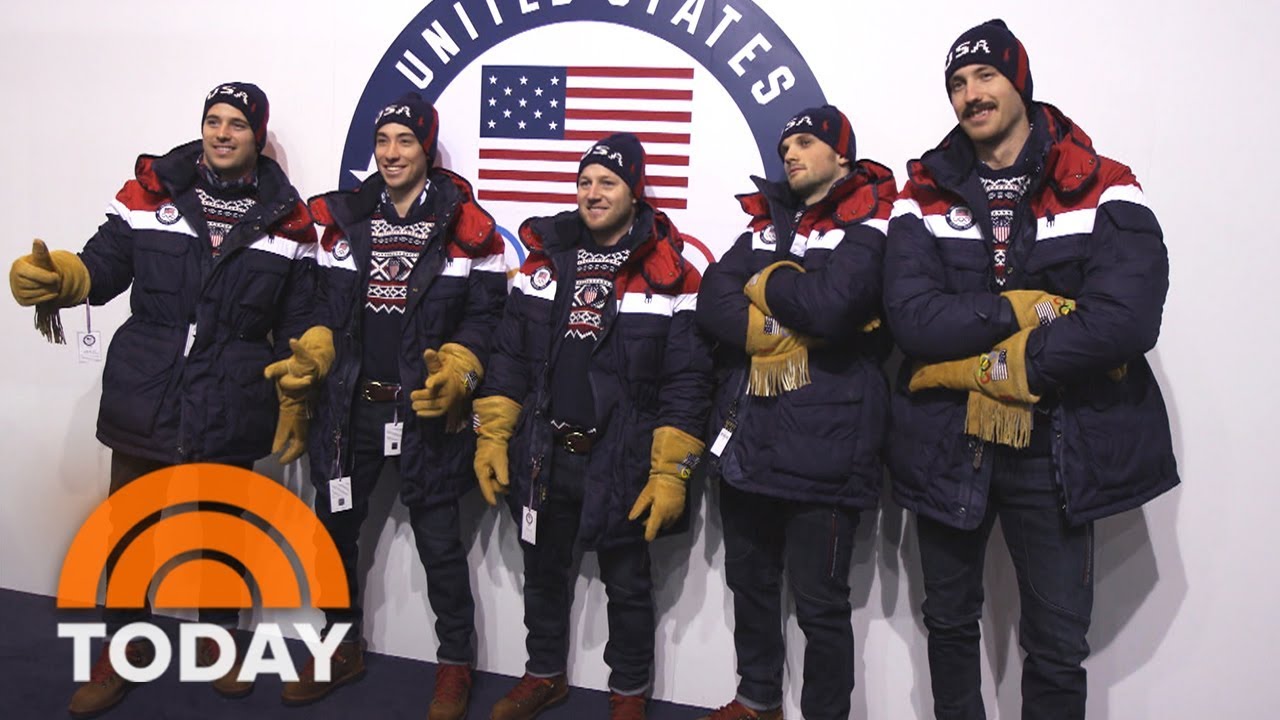 See Team USA Get Suited Up In Their Official Olympic Outfits | TODAY