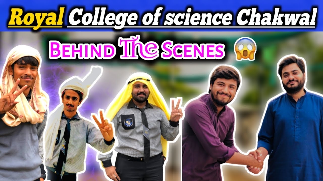 Behind The Scenes 😂🤣 of welcome party of Royal College of Sciences Chakwal || Family Vlogs ||