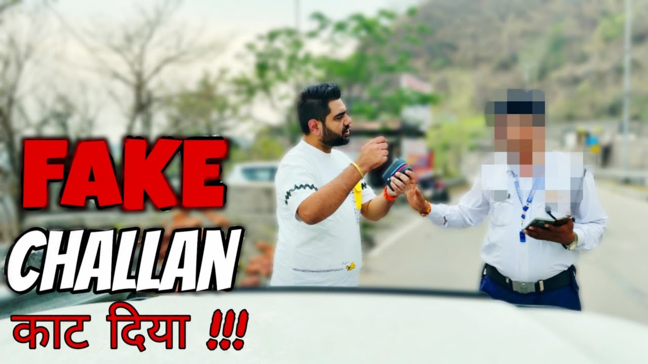 Thar का Fake Challan काट दिया Himachal Police ने !! 😡