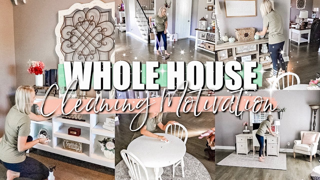WHOLE HOUSE CLEAN WITH ME 2019|EXTREME CLEANING MOTIVATION|CLEANING MY ENTIRE HOUSE-JESSI CHRISTINE