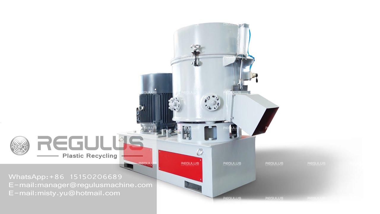 100kg/h Plastic Film and Bags Agglomerator Densifying machine Plastcompactor