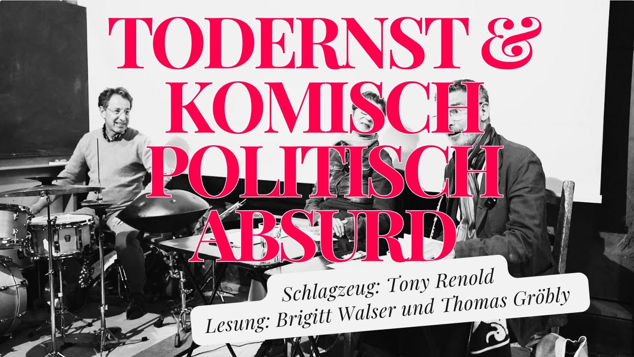 Die Zwetschgen zwitschern den Stieglitzen - todernst und komisch, politisch und absurd