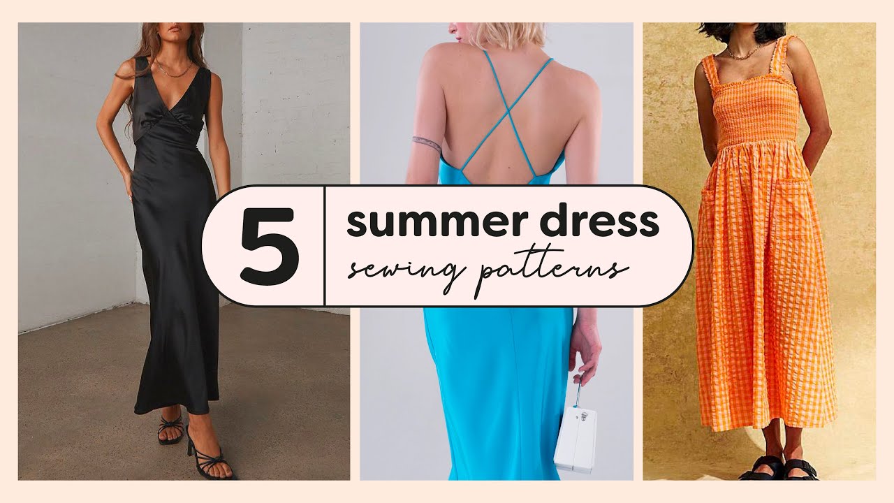 5 Summer Dresses You Should Sew! + FREE PATTERN! 🌸