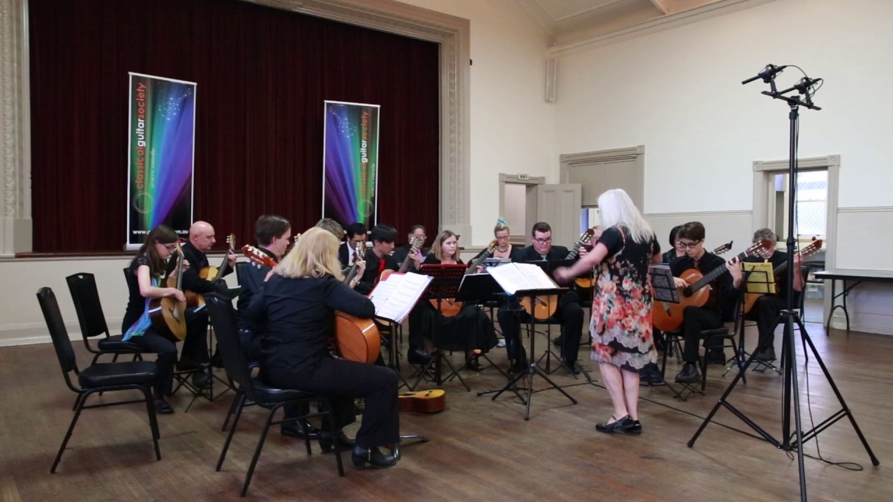 WA Classical Guitar Society Orchestra plays '!Jubilation!' by Mathew Laurenson