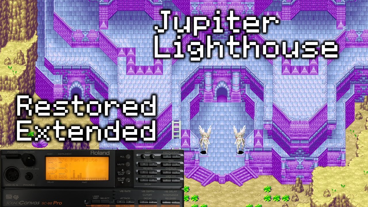 Jupiter Lighthouse (Restored) [Extended 10min] - Golden Sun The Lost Age