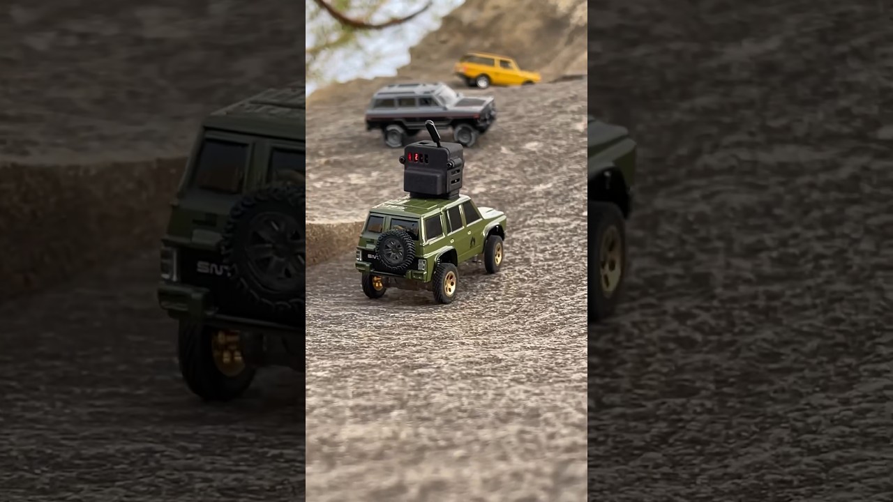 Off-road FPV 1:64 scale RC car with proportional speed and steering by Sniclo #rccar #rcoffroad #rc