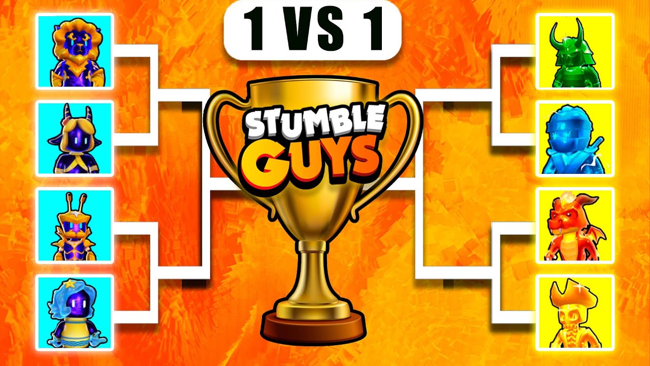 SUPER TOURNAMENT BETWEEN BEST SKINS IN STUMBLE GUYS❤️