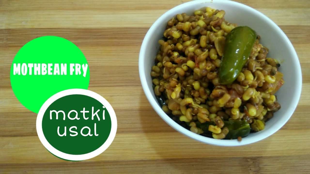 Mothbeans fry, moth usal. Healthy and tasty. Best for tiffins.