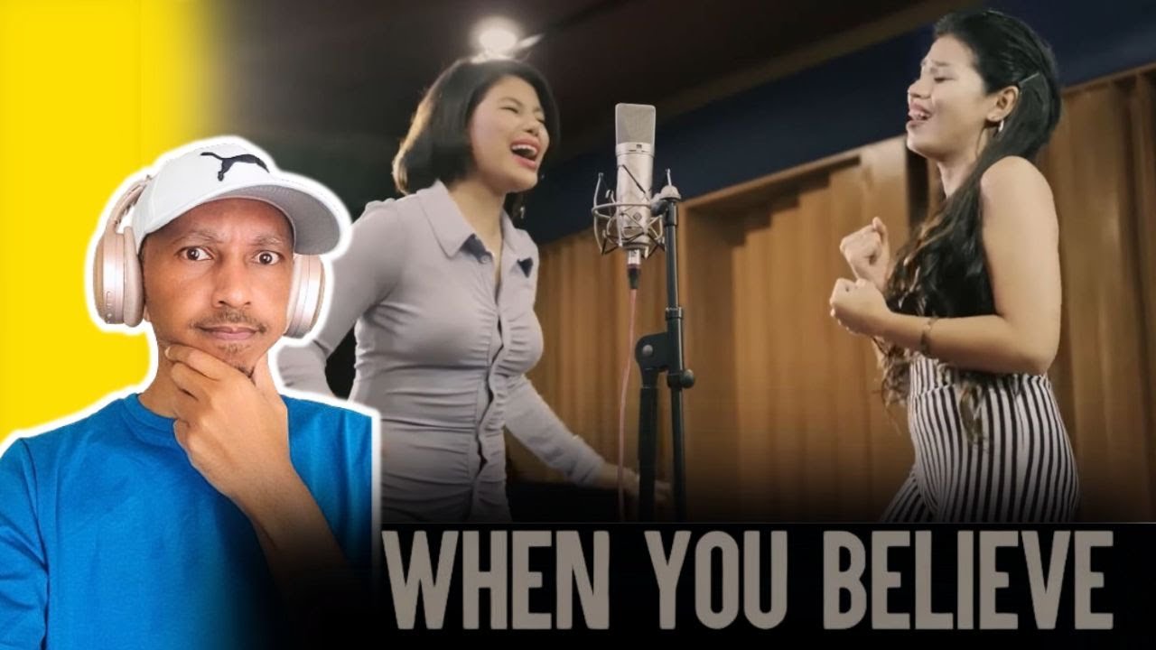 Reacting to WHEN YOU BELIEVE by KRISTINA MADRIGAL & KATRINA VELARDE