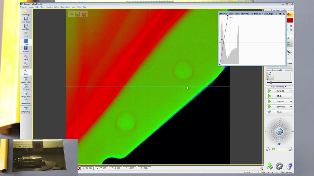 Radiografía Digital en Puntos de Soldadura