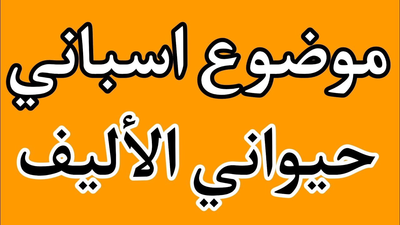 موضوع اسباني عن حيواني الأليف - Escribir sobre Mi Mascota