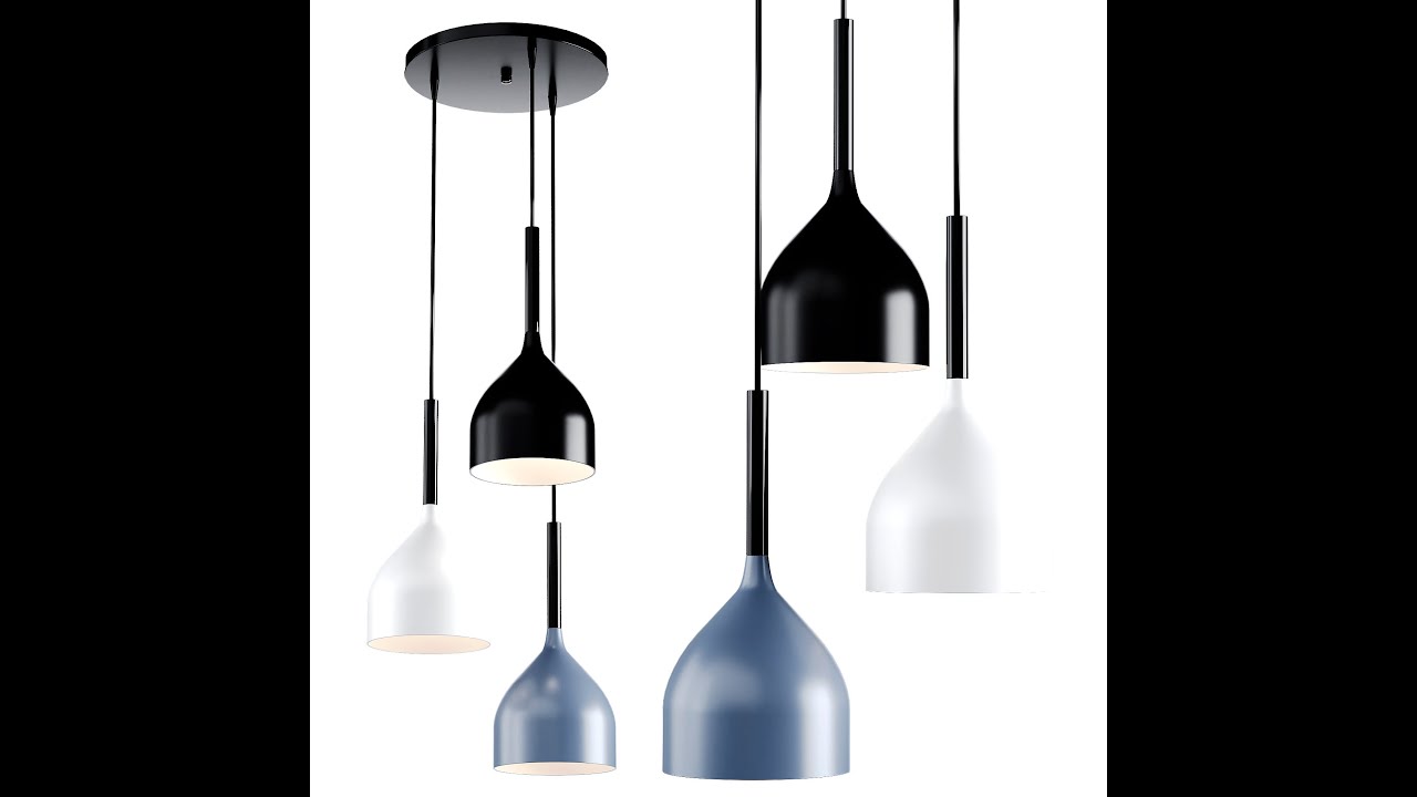 3ds Max Hanging Light Model | Osma Chiroq 3D Modeling & Interior Design Render