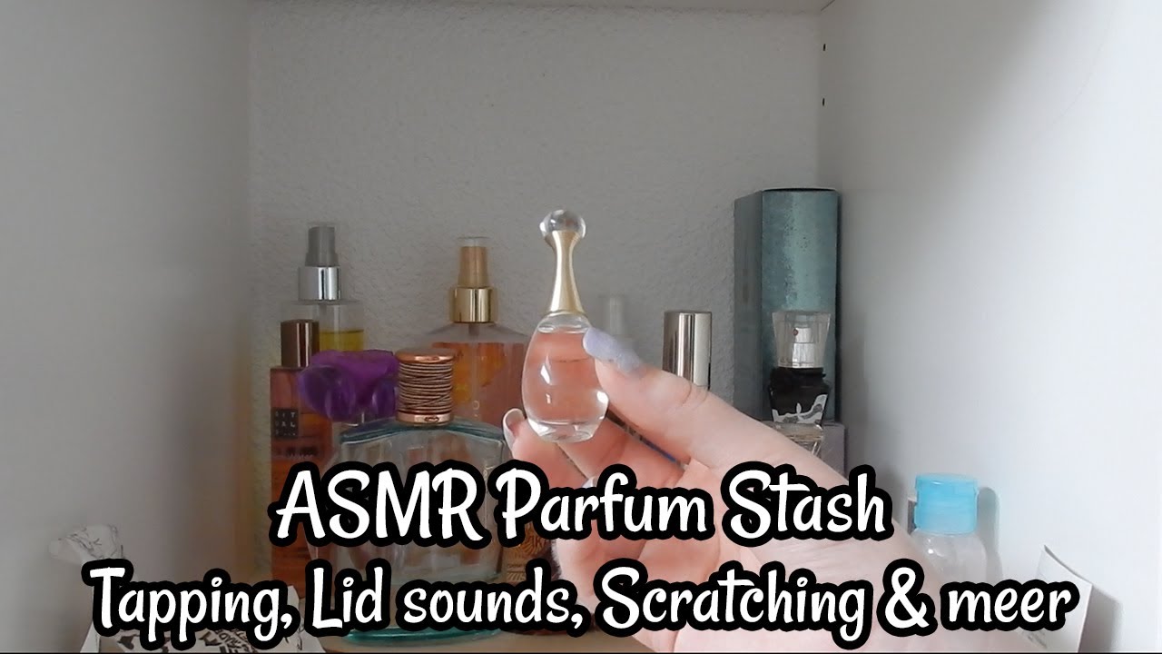 ASMR Parfum Stash tapping, scratching, lid sounds, spray | Nederlands Dutch || ASMR Mandy Denise