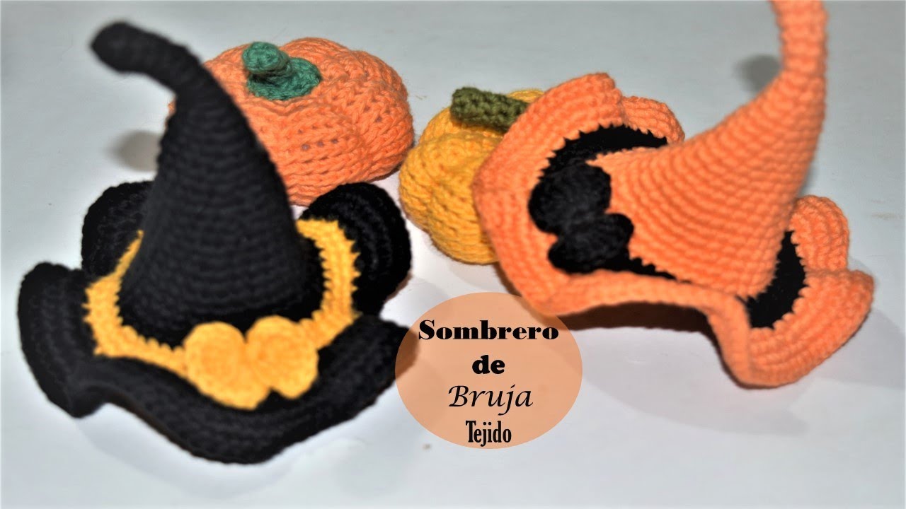 Sombrero de Bruja Tejido - Amigurumis Paso a Paso | Tejiendo Ideas