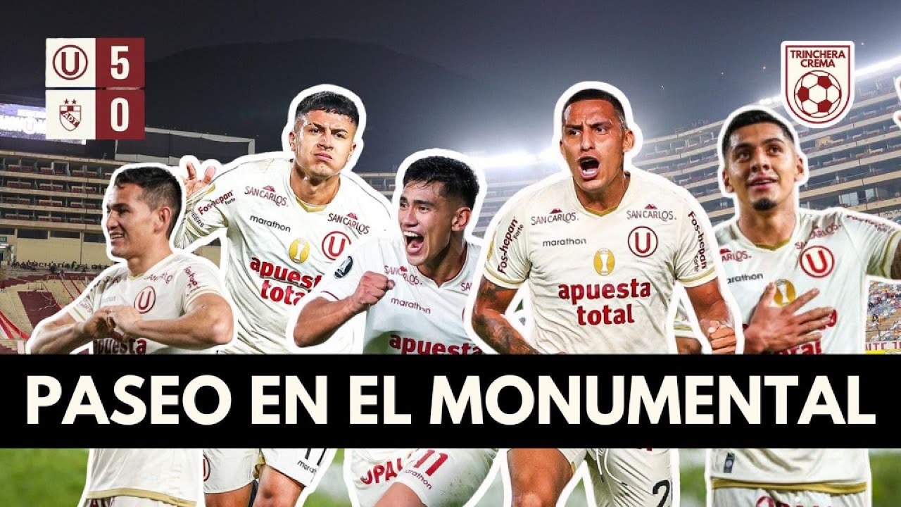 Paseo en el Monumental | Universitario 5 - 0 ADT | Torneo Apertura 2025