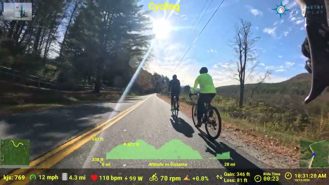 Weekend Cycling Group Ride #17: Another Great Fall Foliage Ride 10.12.2025