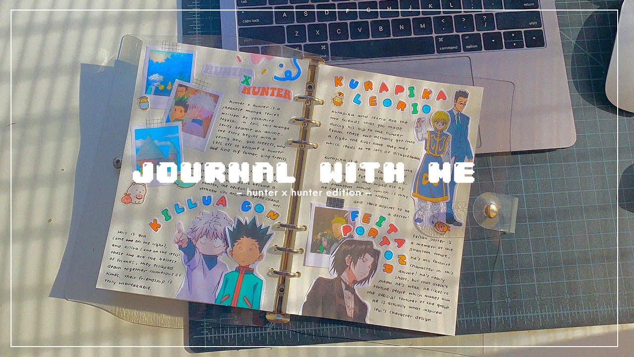 journal with me! ー hxh ver. 🍃