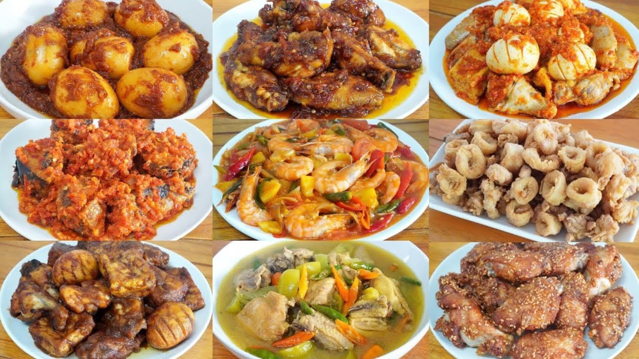 9 RESEP LAUK UNTUK SEMINGGU MUDAH DAN LEZAT !! KELUARGA PASTI MENYUKAINYA