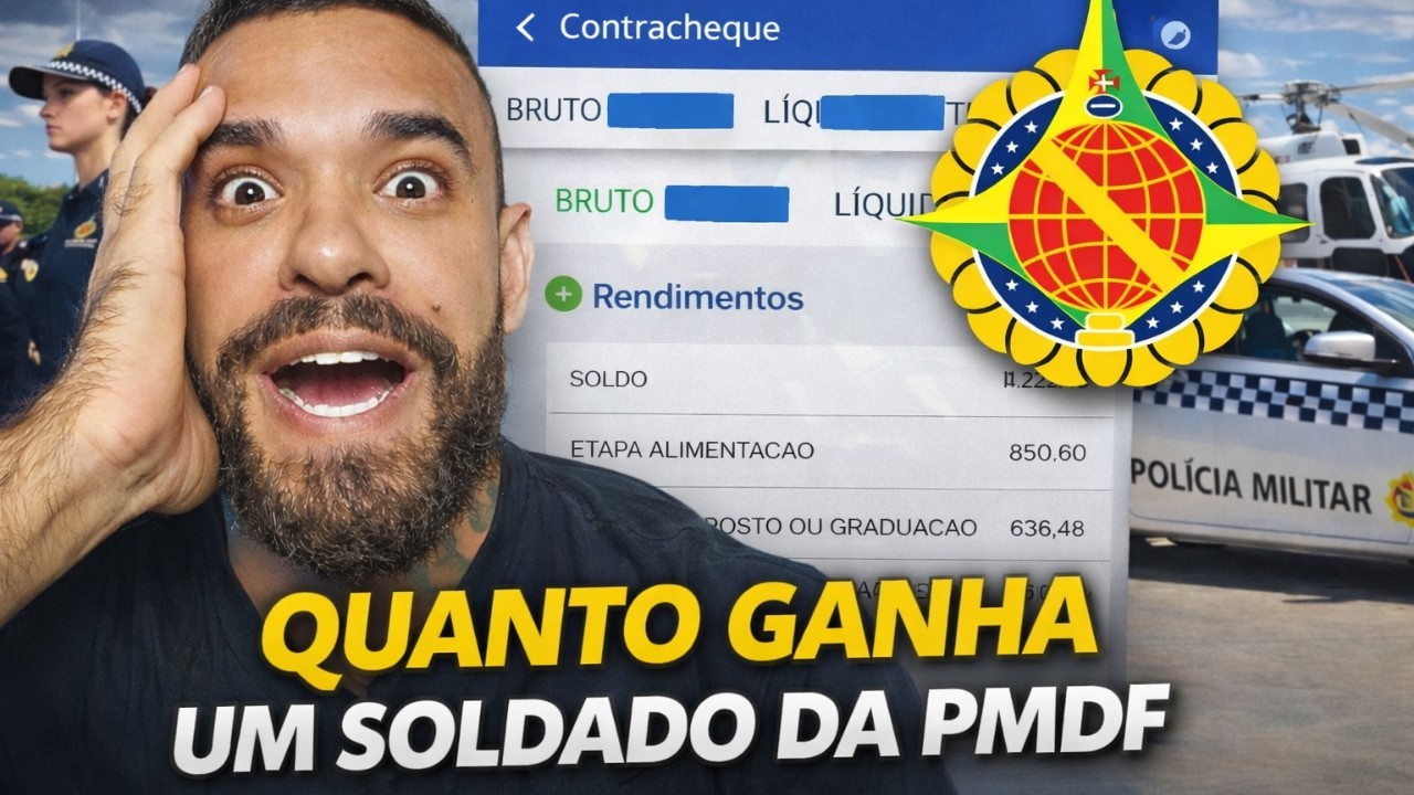PMDF - Qual o salário de um soldado? SUPREENDA-SE!