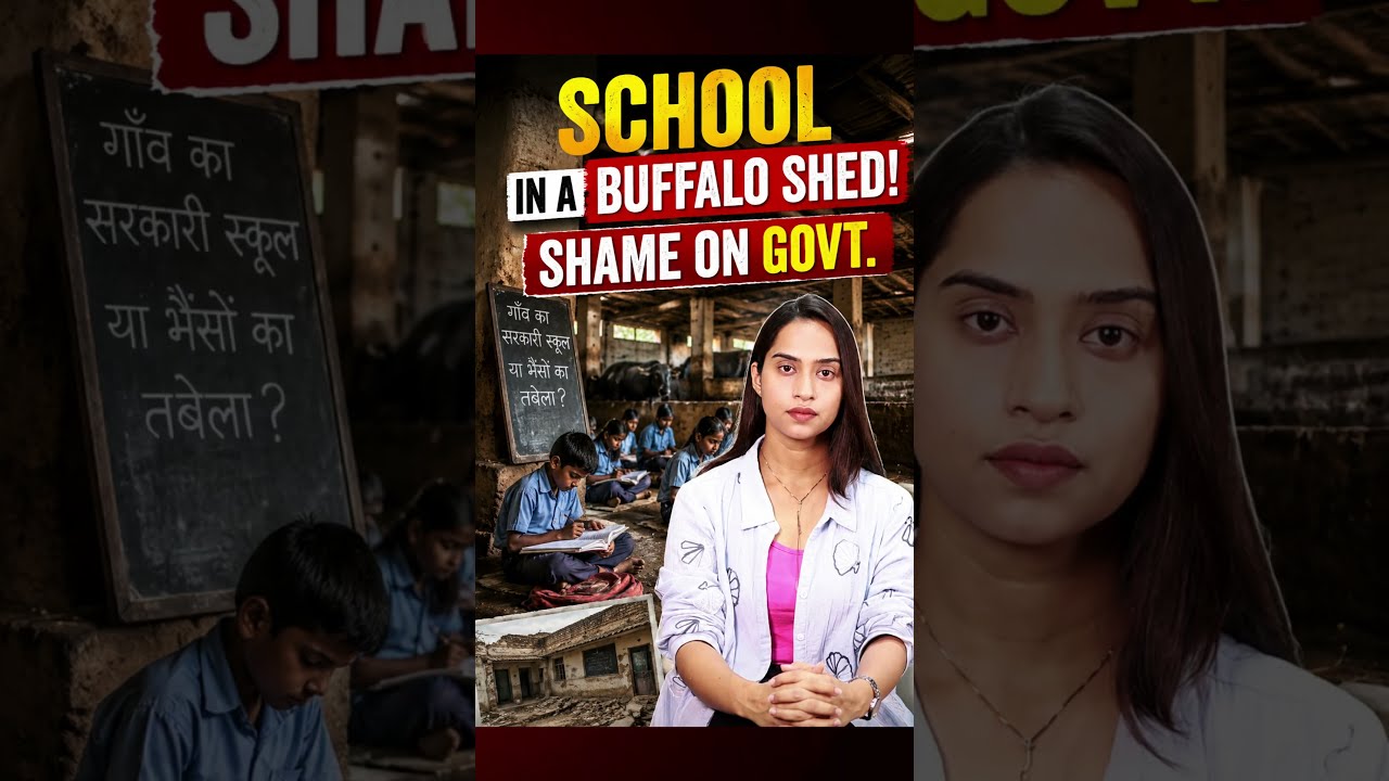 Rajasthan Government School Runs in Buffalo Shed | Shameful Reality of Education