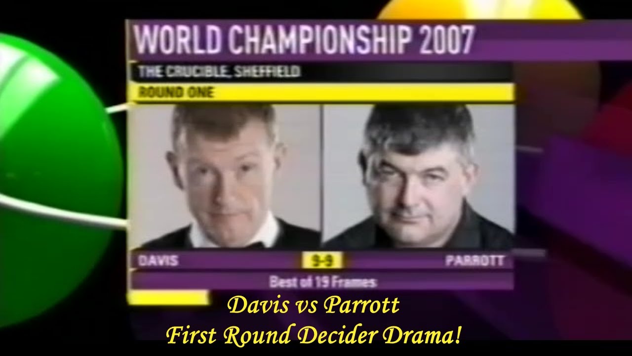 Davis vs Parrott - First Round Decider Drama!