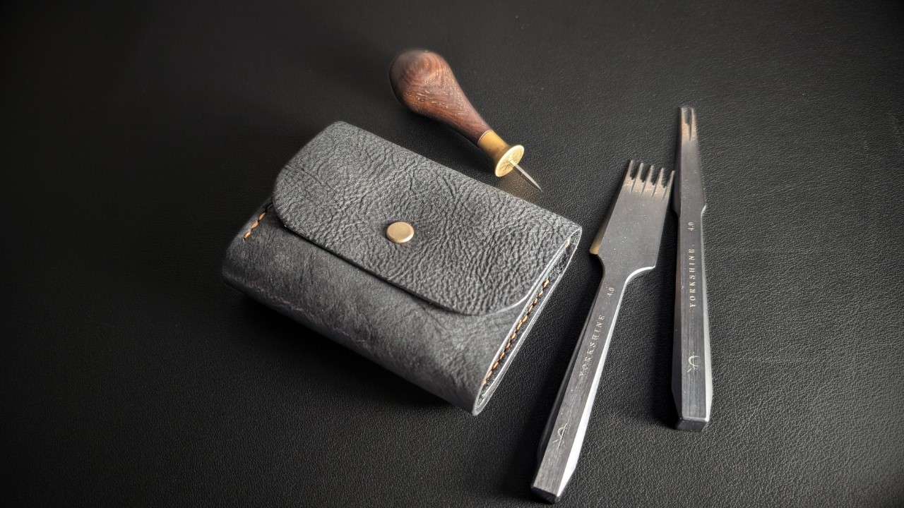 Making Tri-fold Wallet - Leathercraft