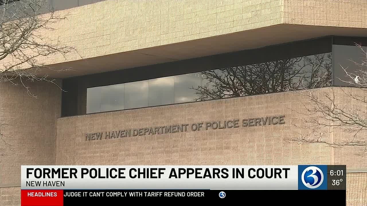 Former New Haven police chief appears in court