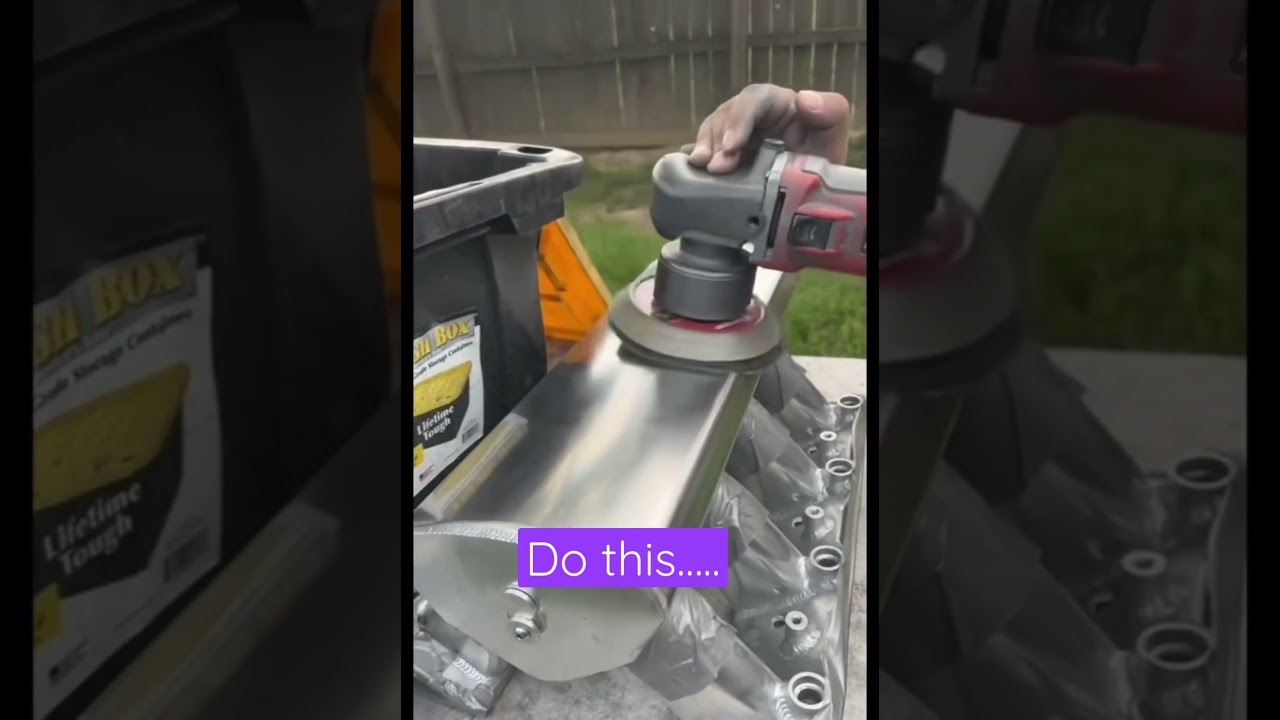 How to polish aluminum. 