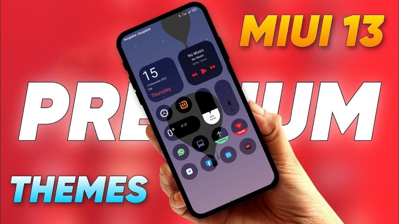MIUI 13 Themes with MIUI 13 Control Center support | Best MIUI Themes for MIUI 13