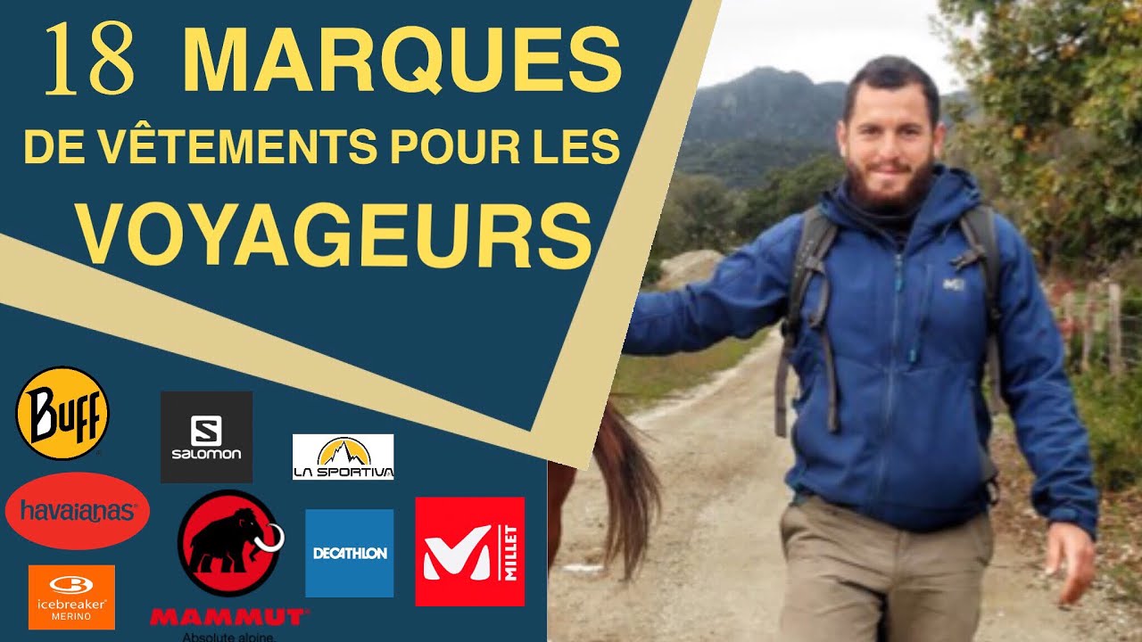 les 18 MEILLEURES   marques de VÊTEMENT  ( MERINOS, TECHWEAR ET URBAN-TECHWEAR)  pour les VOYAGEURS