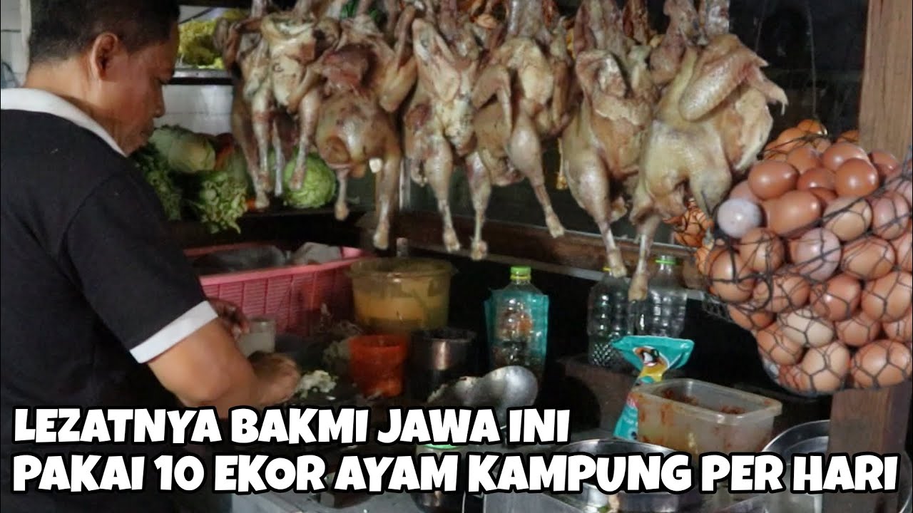 BAKMI JAWA PAK WITO, PAKAI 10 EKOR AYAM KAMPUNG !!? KULINER YOGYAKARTA