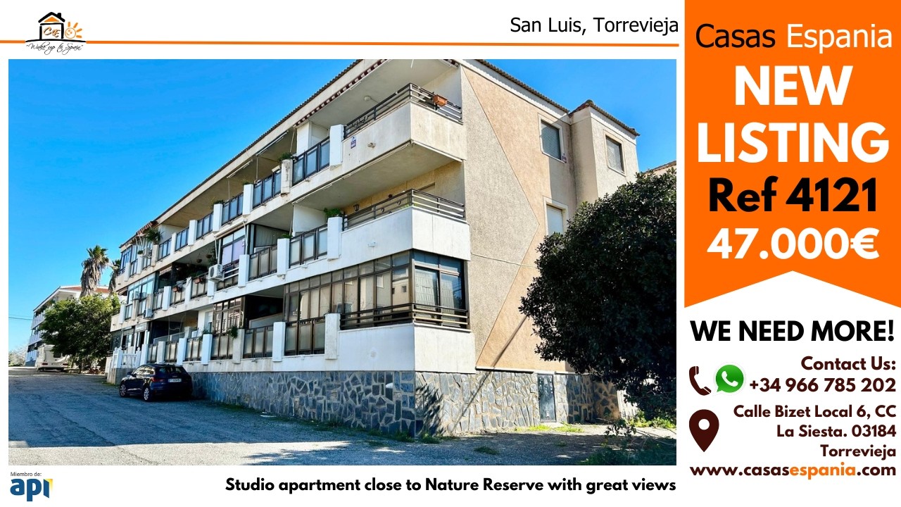 BARGAIN Studio apartment close to nature reserves Ref.4121 47,000€