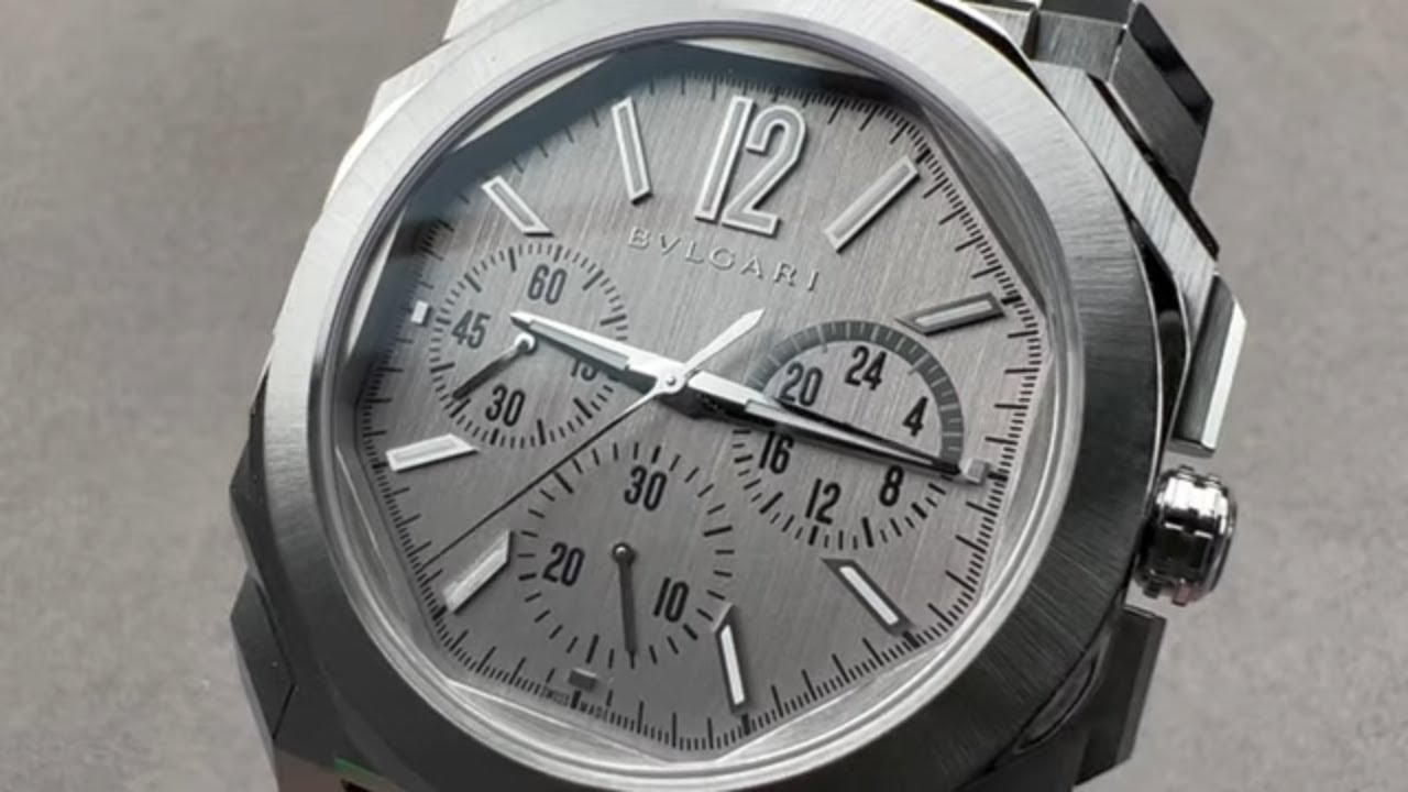 Обзор часов Bulgari Octo Finissimo Chronograph GMT 103661 BVLGARI