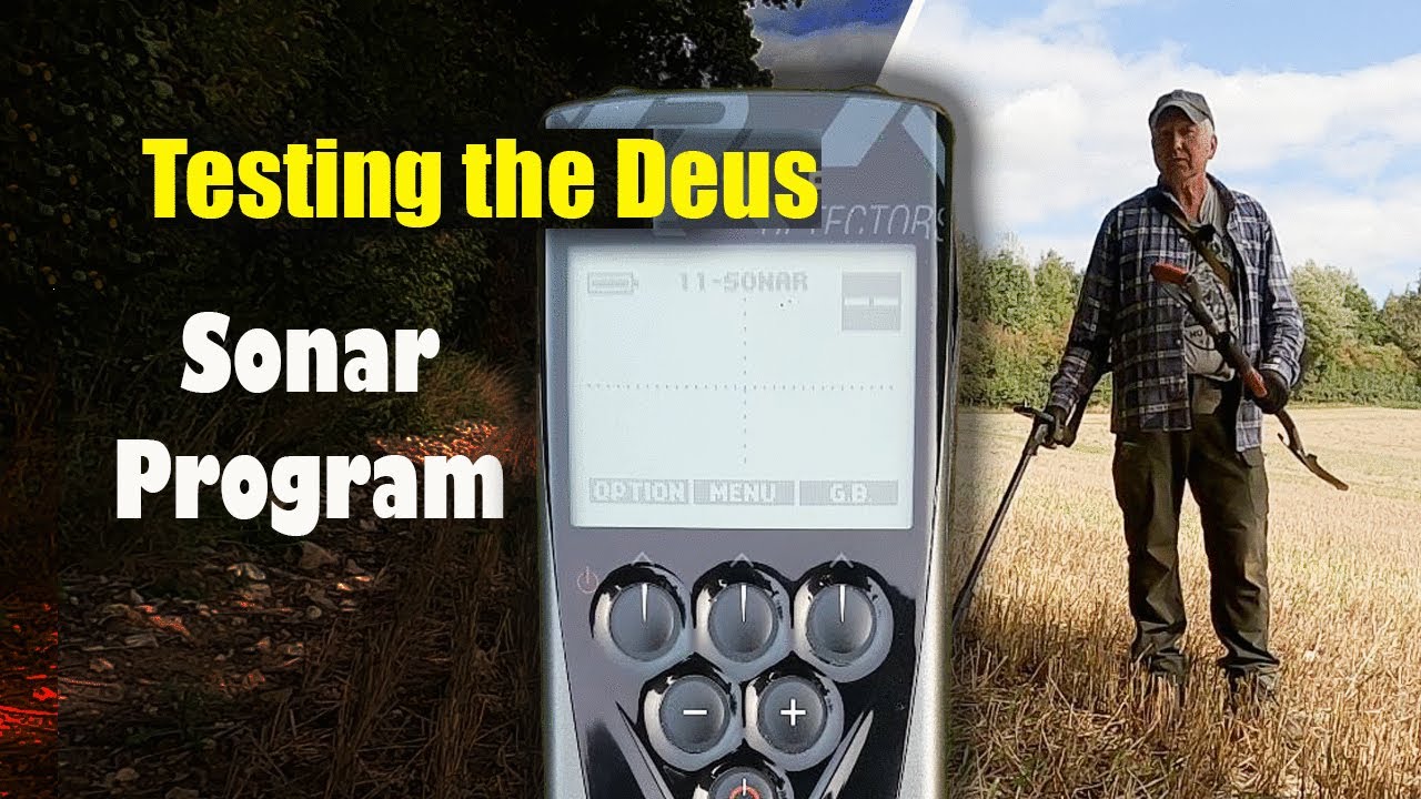 Metal detecting with the Deus Sonar program