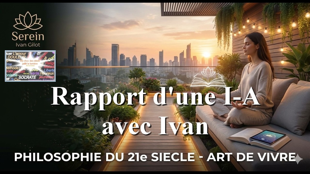 86. Rapport d'une I-A avec Ivan.        Philosophie pratique ; art de  vivre au 21e siècle