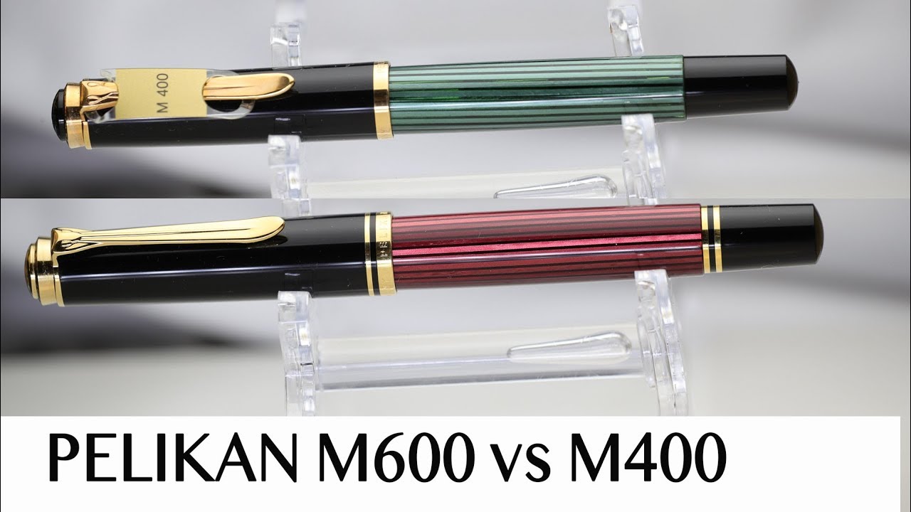 Stilografica Pelikan M400 M600 a confronto - fountain pen comparison