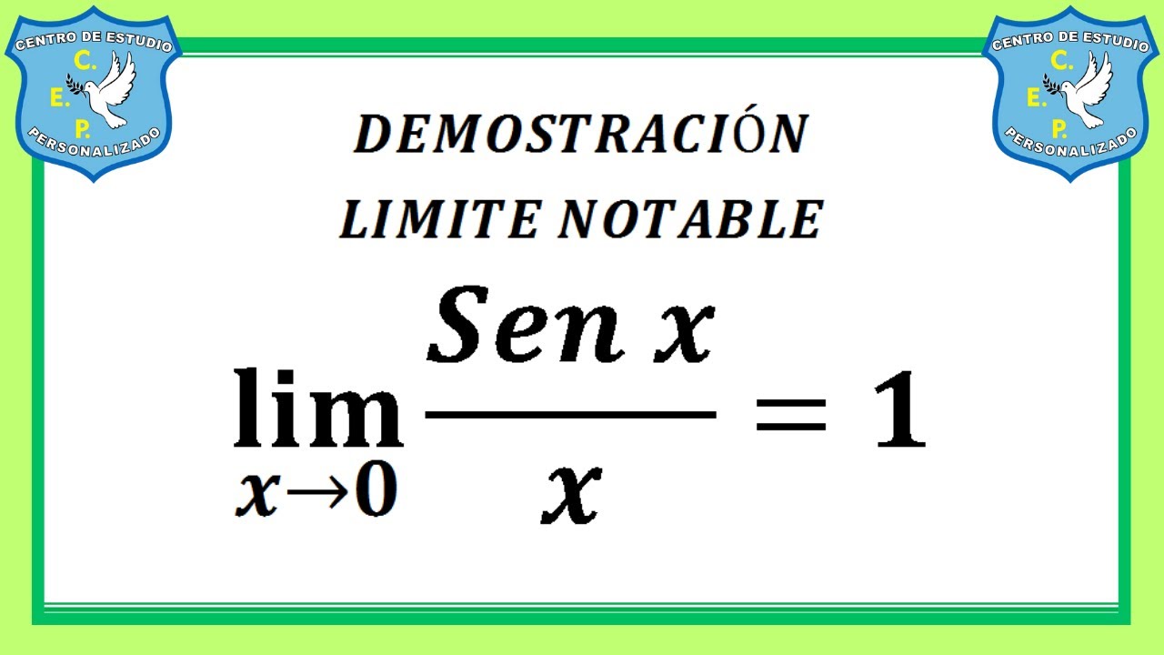 LIMITE NOTABLE DE LA FUNCIÓN SENO