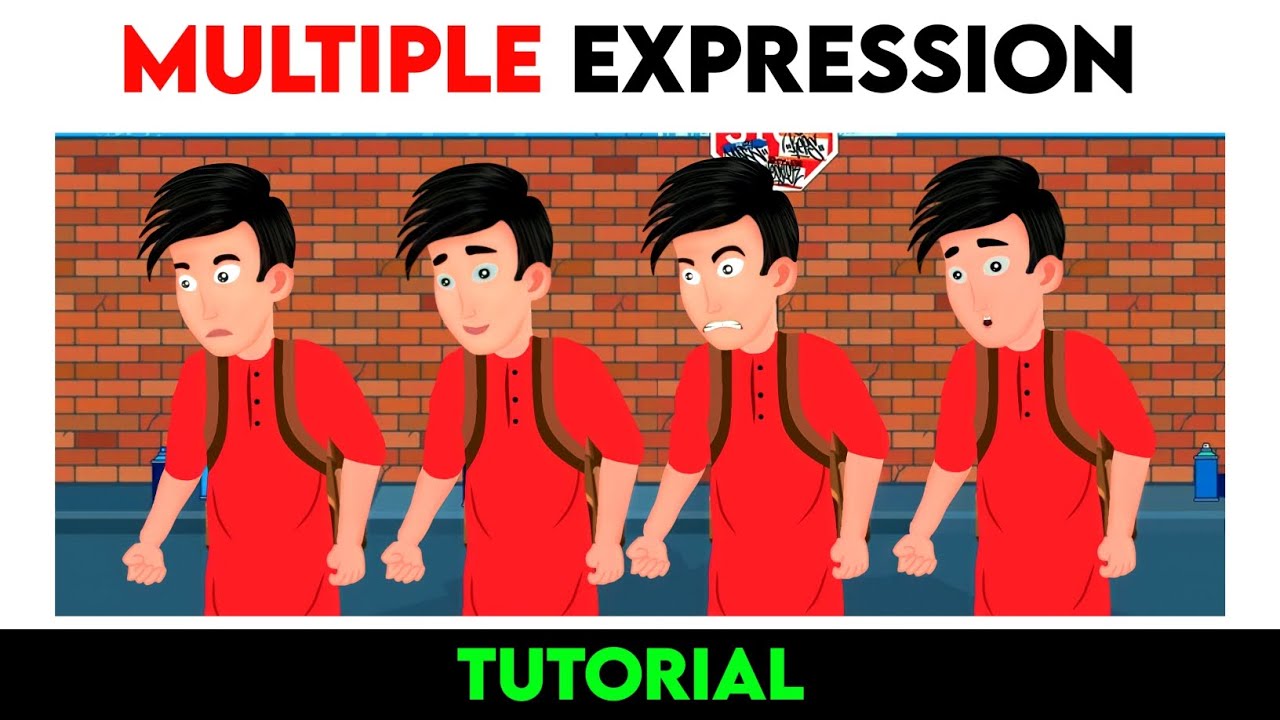 Cartoon Facial Expression Tutorial | Mobile Se Cartoon Video Kaise Banaye | How To Make Cartoon