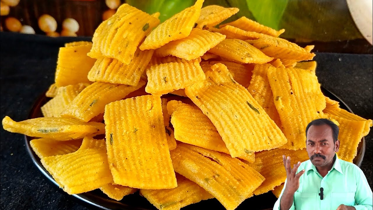 CRISPY RICE FLOUR SNACKS🔥❤| Rice flour chips | Ribbon pakoda recipe |Evening snacks teakadai kitchen