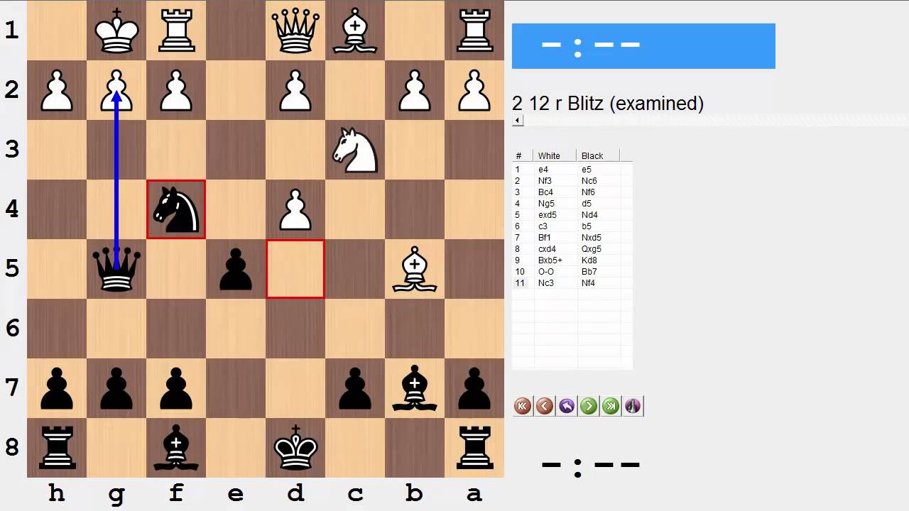 Chess Traps #10: Two Knights Defense Trap